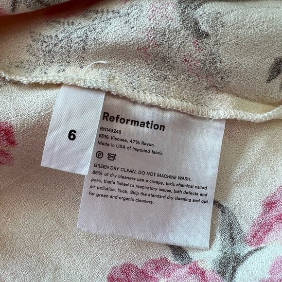 Reformation vollare dress in Leila - Picture 14 of 16